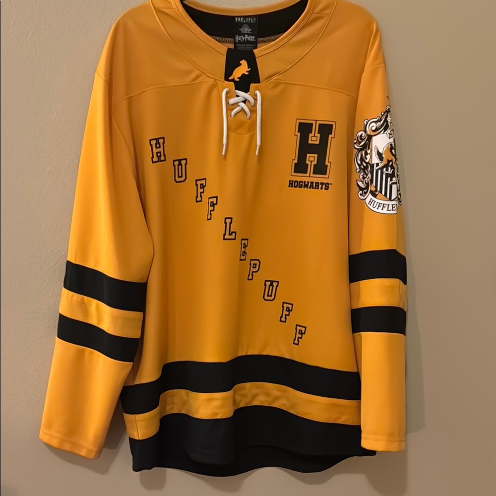 Hufflepuff Hogwarts Hockey Jersey